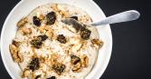 Raisin walnut oatmeal