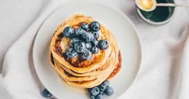 Blueberry and Ricotta Cheese Pancakes
